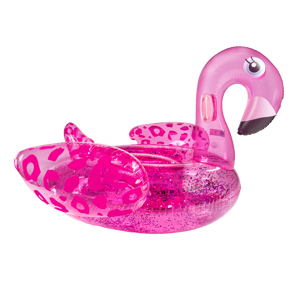Flamingo Opblaasbare Flamingo XL Glitter Roze (150cm)