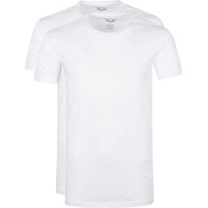 PME Legend Basic T-shirt 2-Pack O-Hals Wit - maat S