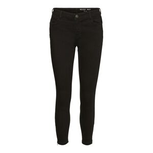 NOISY MAY Nmkimmy Cropped Skinny Jeans Dames Zwart  - Size: 26