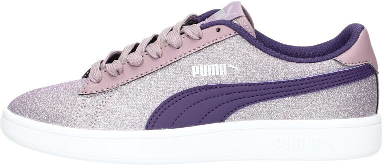 Puma - Smash V2 Glitz Glam Jr  - Roze - Size: 38 - girls