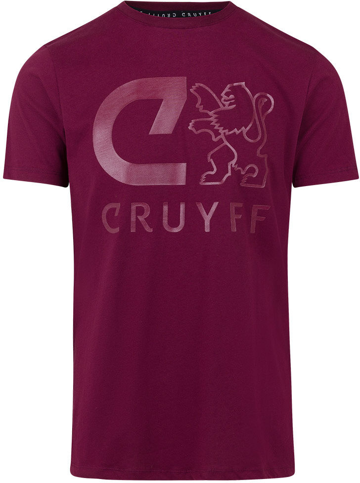 Cruyff - Hernandez Ss Tee  - Bordeaux - Size: XL - unisex