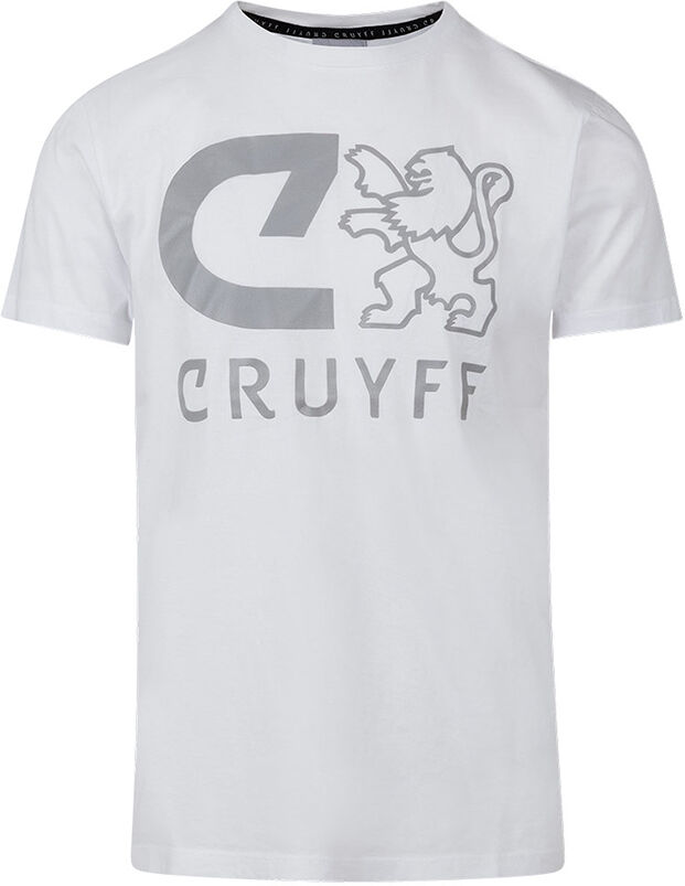 Cruyff - Hernandez Ss Tee  - Wit - Size: M - unisex