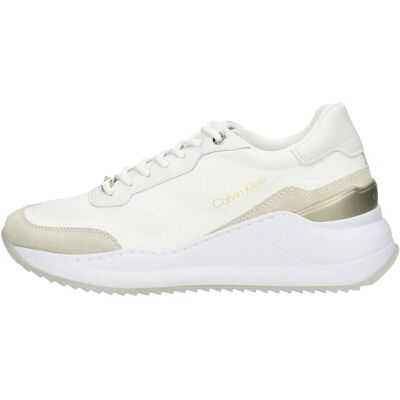 Calvin Klein - Internal Wedge Lace Up-nylon Mix Wit 36 female Calvin Klein - Internal Wedge Lace Up-nylon Mix Wit 36 female