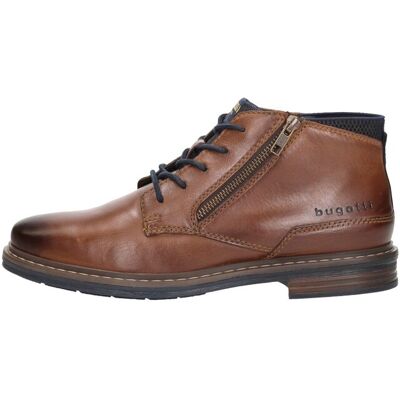 Bugatti - Veterschoenen Hoog Cognac 43 male Bugatti - Veterschoenen Hoog Cognac 43 male