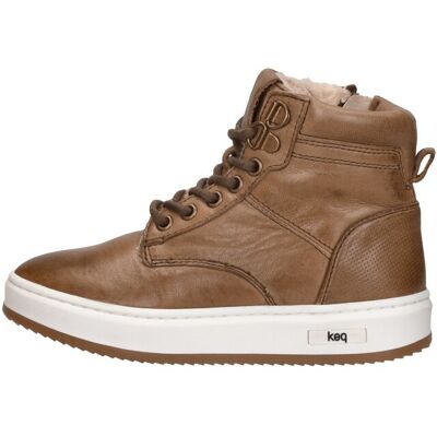 Keq - Veterschoenen Hoog Cognac 28 boys Keq - Veterschoenen Hoog Cognac 28 boys