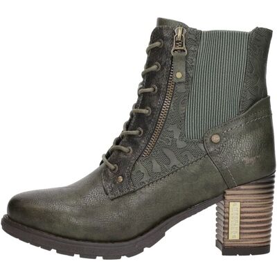 Mustang - Veterschoenen Hak Khaki 37 female Mustang - Veterschoenen Hak Khaki 37 female