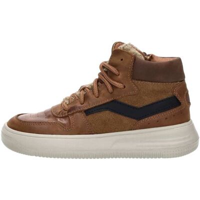 Keq - Veterschoenen Hoog Cognac 27 boys Keq - Veterschoenen Hoog Cognac 27 boys