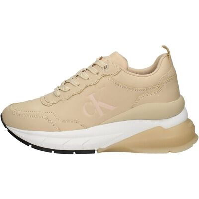 Calvin Klein - Wedge Sporty Sneaker Beige 39 female Calvin Klein - Wedge Sporty Sneaker Beige 39 female