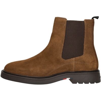 Tommy Hilfiger - Corporate Casual Suede Chelsea Cognac 45 male Tommy Hilfiger - Corporate Casual Suede Chelsea Cognac 45 male