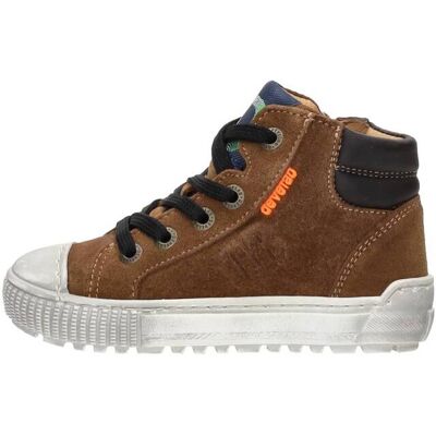 Develab - Veterschoenen Hoog Cognac 23 boys Develab - Veterschoenen Hoog Cognac 23 boys