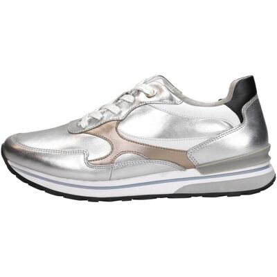 Gabor - Sneakers Hoog Zilver Zilverkleur 42 female Gabor - Sneakers Hoog Zilver Zilverkleur 42 female