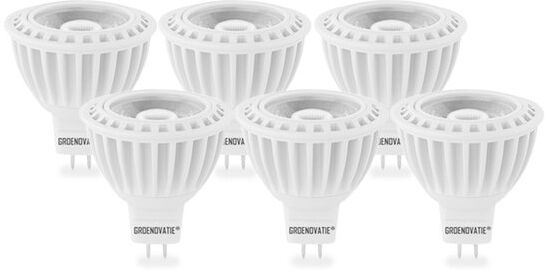 Groenovatie GU5.3 / MR16 Dimbare LED Spot COB 5W Warm Wit 6-Pack