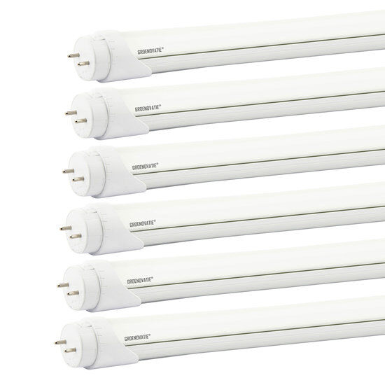 Groenovatie LED TL T8 Buis Pro, 20W, 120cm, 2400 Lumen, 840 Neutraal Wit, 6-Pack