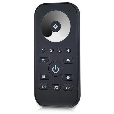 Groenovatie LED Touch Enkelkleurige RF Afstandsbediening, 4 Zones, Zwart, Pro Groenovatie LED Touch Enkelkleurige RF Afstandsbediening, 4 Zones, Zwart, Pro