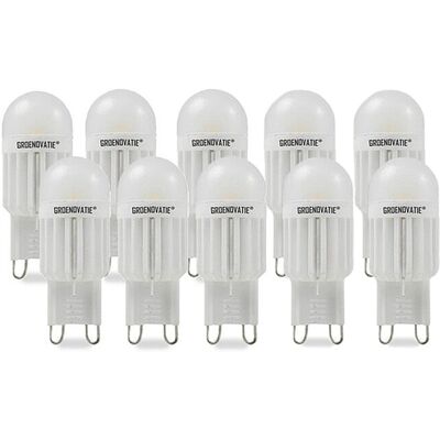 Groenovatie G9 LED 3W Warm Wit Dimbaar 10-Pack Groenovatie G9 LED 3W Warm Wit Dimbaar 10-Pack