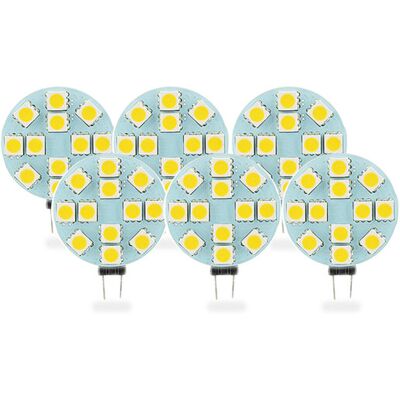 Groenovatie G4 LED Lamp 2,5W Warm Wit Plat Dimbaar 6-Pack Groenovatie G4 LED Lamp 2,5W Warm Wit Plat Dimbaar 6-Pack