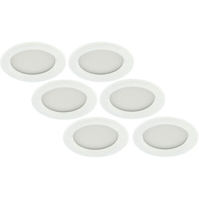 Groenovatie LED Inbouwspot 3W, Wit, Rond, Waterdicht IP65, Badkamer, 6-Pack Groenovatie LED Inbouwspot 3W, Wit, Rond, Waterdicht IP65, Badkamer, 6-Pack