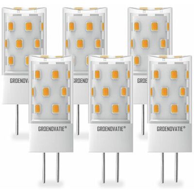 Groenovatie G4 LED Lamp 5W Warm Wit Dimbaar 6-Pack Groenovatie G4 LED Lamp 5W Warm Wit Dimbaar 6-Pack