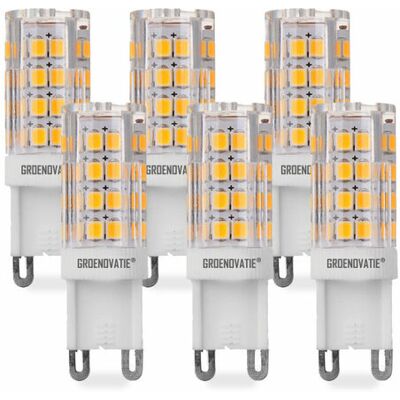 Groenovatie G9 LED Lamp 5W Warm Wit 6-Pack Groenovatie G9 LED Lamp 5W Warm Wit 6-Pack