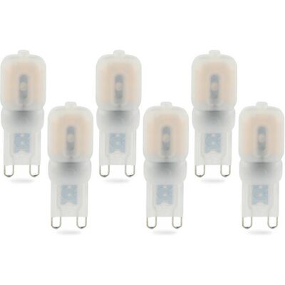 Groenovatie G9 LED Lamp 2W Warm Wit 6-Pack Groenovatie G9 LED Lamp 2W Warm Wit 6-Pack