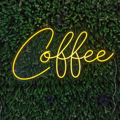 Groenovatie LED Neon Verlichting Bord "Coffee", Incl. Adapter, 80x44cm, Warm Wit Groenovatie LED Neon Verlichting Bord "Coffee", Incl. Adapter, 80x44cm, Warm Wit