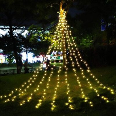 Groenovatie LED Kerstverlichting, Lichtketting Kerstboom, 320 Lampjes, 4 x 3 Meter, IP44, Warm Wit Groenovatie LED Kerstverlichting, Lichtketting Kerstboom, 320 Lampjes, 4 x 3 Meter, IP44, Warm Wit