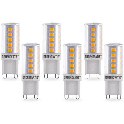 Groenovatie G9 LED Lamp 3.5W SMD Warm Wit 6-Pack Groenovatie G9 LED Lamp 3.5W SMD Warm Wit 6-Pack