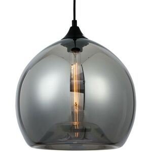 Groenovatie Smoke Glazen Design Hanglamp, ⌀30x27cm, Zwart Groenovatie Smoke Glazen Design Hanglamp, ⌀30x27cm, Zwart