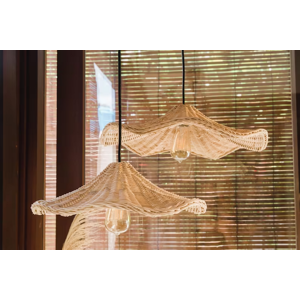 Groenovatie Rotan / Rieten Hanglamp, Handgemaakt, Naturel, ⌀40 cm Groenovatie Rotan / Rieten Hanglamp, Handgemaakt, Naturel, ⌀40 cm