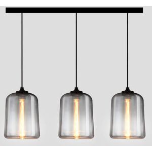 Groenovatie Smoke Glazen Hanglamp, 3 Houders, ⌀25 cm Groenovatie Smoke Glazen Hanglamp, 3 Houders, ⌀25 cm