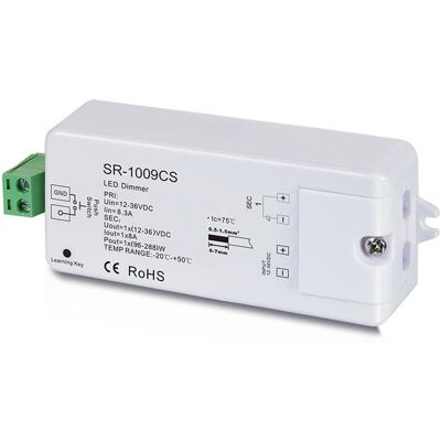 Groenovatie LED Enkelkleurige Controller 12-36V, 1CH, 8A, Pro Groenovatie LED Enkelkleurige Controller 12-36V, 1CH, 8A, Pro
