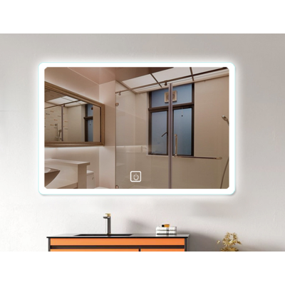 Groenovatie LED Badkamerspiegel 24W, 60x80 cm, Waterdicht IP54, Touch Screen, Dimbaar, Warm Wit Groenovatie LED Badkamerspiegel 24W, 60x80 cm, Waterdicht IP54, Touch Screen, Dimbaar, Warm Wit
