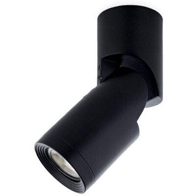 Groenovatie Opbouwspot Rond, Kantelbaar, GU10 Fitting, Mat Zwart Groenovatie Opbouwspot Rond, Kantelbaar, GU10 Fitting, Mat Zwart
