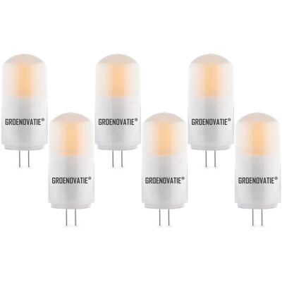 Groenovatie G4 LED Lamp 3W COB Warm Wit Dimbaar 6-Pack Groenovatie G4 LED Lamp 3W COB Warm Wit Dimbaar 6-Pack