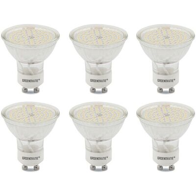 Groenovatie GU10 LED Spot SMD 5W Warm Wit Dimbaar 6-Pack Groenovatie GU10 LED Spot SMD 5W Warm Wit Dimbaar 6-Pack