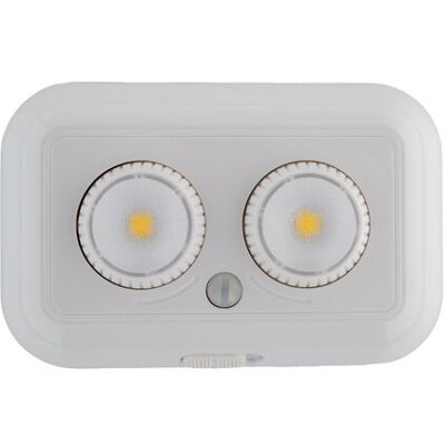 Groenovatie LED Kastlamp 1W op Batterijen, Sensor, Wit, Kantelbaar, Dimbaar Groenovatie LED Kastlamp 1W op Batterijen, Sensor, Wit, Kantelbaar, Dimbaar