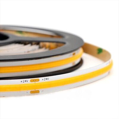 Groenovatie LED COB Strip, 5 Meter, 5 Watt/meter, 360 LED'/m, Warm Wit, 24V Groenovatie LED COB Strip, 5 Meter, 5 Watt/meter, 360 LED'/m, Warm Wit, 24V