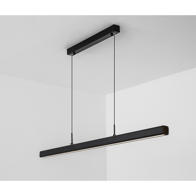 Groenovatie LED Linear Hangarmatuur, 30W, 80cm, Mat Zwart, Warm Wit Groenovatie LED Linear Hangarmatuur, 30W, 80cm, Mat Zwart, Warm Wit