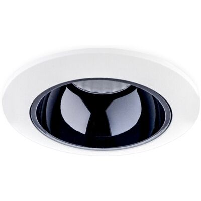 Groenovatie LED Inbouwspot 5W Dimbaar, Kantelbaar, Wit/Zwart, Rond, Ø70mm, Warm Wit Groenovatie LED Inbouwspot 5W Dimbaar, Kantelbaar, Wit/Zwart, Rond, Ø70mm, Warm Wit