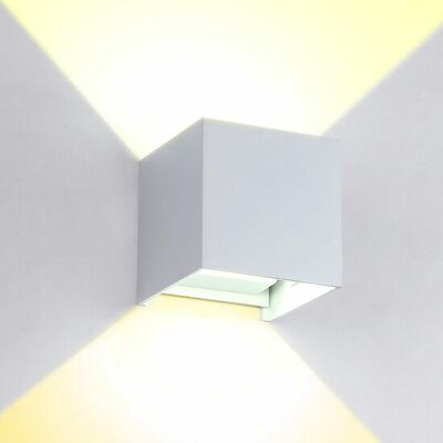 Groenovatie LED Wandlamp 7W Verstelbaar Warm Wit, Wit Groenovatie LED Wandlamp 7W Verstelbaar Warm Wit, Wit