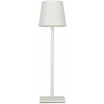 Bailey LED Tafellamp 3.5W Dimbaar, Wit, Oplaadbaar, Waterdicht IP54, Warm Wit Bailey LED Tafellamp 3.5W Dimbaar, Wit, Oplaadbaar, Waterdicht IP54, Warm Wit