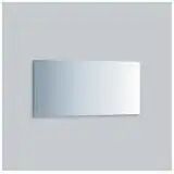 Alape Spiegel SP.1 100 x 50 cm Spiegel B: 100 H: 50 T: 4,5 cm mit Schienensystem für Leuchte LE.1, LE.3 oder LE.4 6729001899