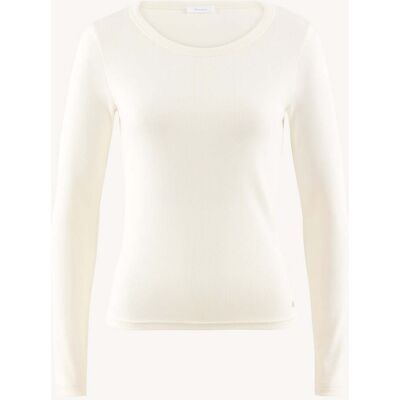 TAMARIS Shirt met lange mouwen wit - L TAMARIS Shirt met lange mouwen wit - L