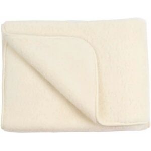 WOLLIES Amsterdam - Wieg Deken - Wit - Merino Wol - 75 x 100 CM WOLLIES Amsterdam - Wieg Deken - Wit - Merino Wol - 75 x 100 CM