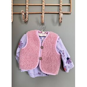 WOLLIES Amsterdam - Wollen Kinder Vest - 100% Merino Wol - 74-80 - Roze WOLLIES Amsterdam - Wollen Kinder Vest - 100% Merino Wol - 74-80 - Roze