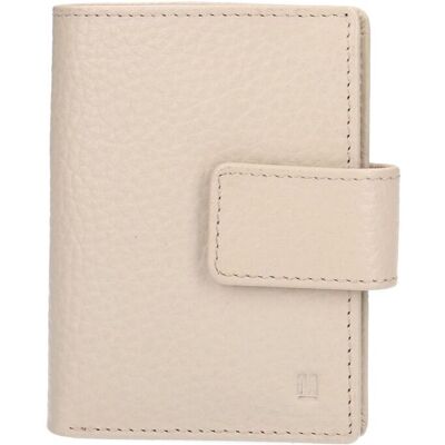 Manfield Beige Leren Portemonnee - Maat Onesize beige Manfield Beige Leren Portemonnee - Maat Onesize beige