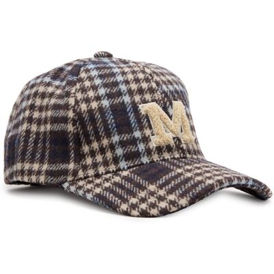 Manfield Donkerblauwe Geruite M Pet - Maat Onesize multicolor Manfield Donkerblauwe Geruite M Pet - Maat Onesize multicolor
