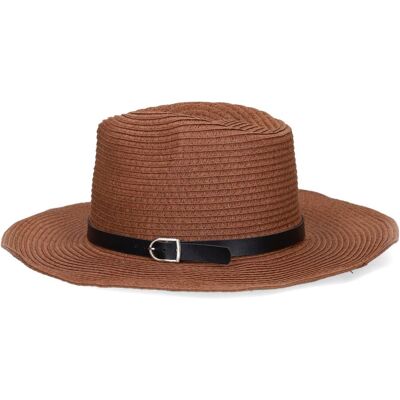 Manfield Bruine Strandhoed - Maat Onesize bruin Manfield Bruine Strandhoed - Maat Onesize bruin