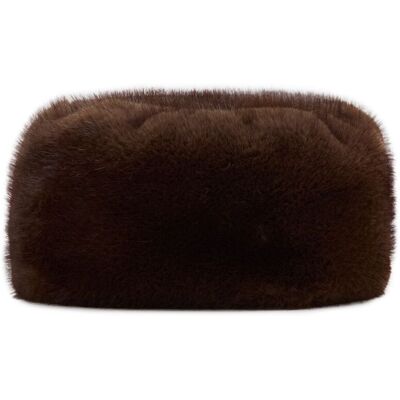Manfield Bruine Faux Fur Hoed - Maat Onesize bruin Manfield Bruine Faux Fur Hoed - Maat Onesize bruin