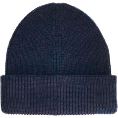 Manfield Donkerblauwe beanie blauw Manfield Donkerblauwe beanie blauw